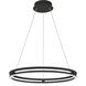 Graves LED 24 inch Matte Black Pendant Ceiling Light