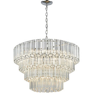 Conklin 7 Light 26 inch Polished Chrome Chandelier Ceiling Light