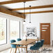 Hepburn 1 Light 8 inch Matte Black Mini Pendant Ceiling Light, Mini