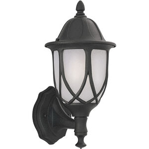 Capella 1 Light 18 inch Black Outdoor Wall Lantern