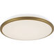 Brook 13.13 inch Brushed Gold Flush Mount Ceiling Light