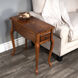 Croydon One Drawer with Pullout Side Table in Medium Brown