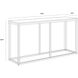 Ellery 60 X 16 inch Matte Black Console Table