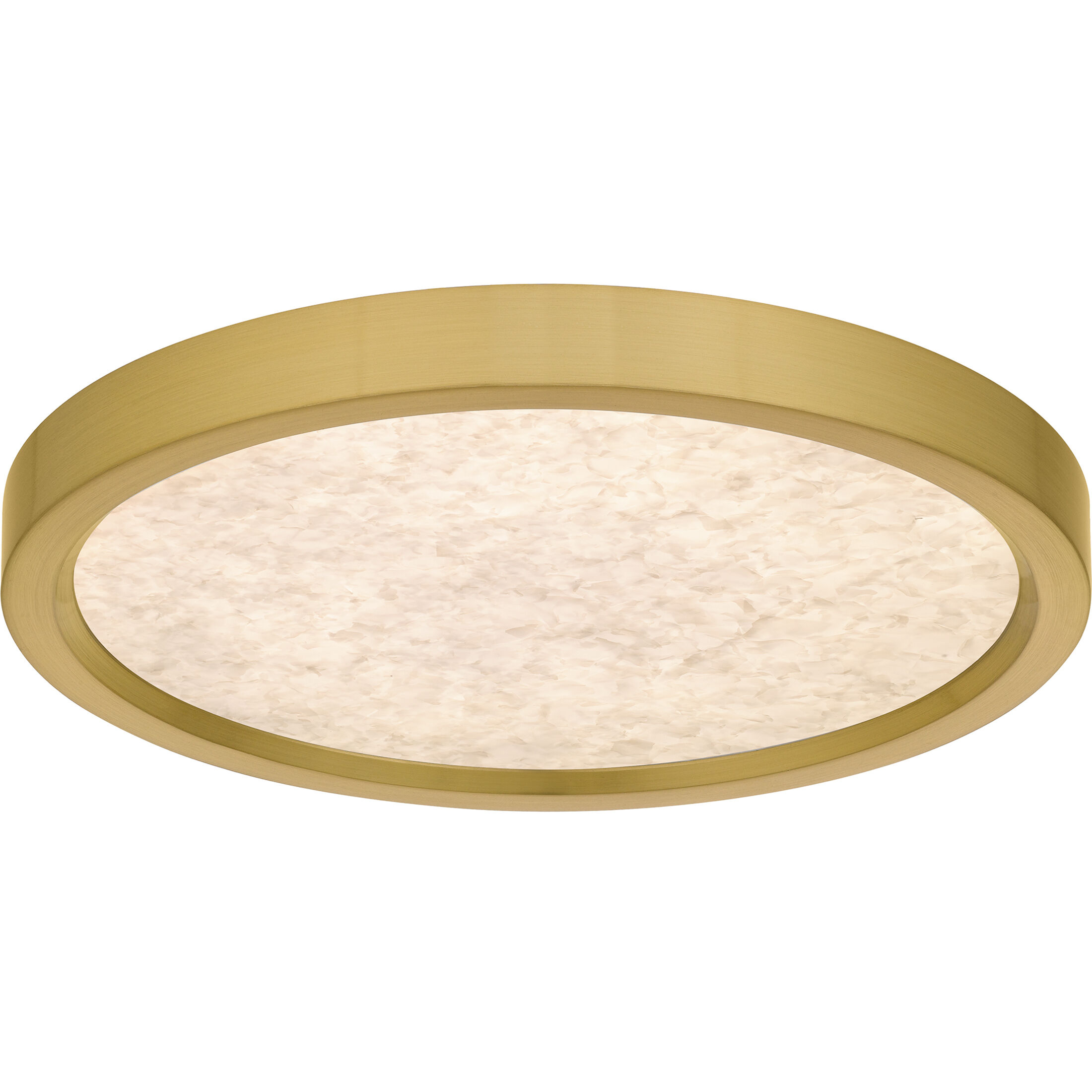 Outskirts LED 11 inch Brushed Gold Flush Mount Ceiling Light, Small