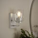 Merry 1 Light 5.75 inch Brushed Nickel Bath Vanity Wall Light