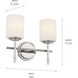 Ali 2 Light 14 inch Polished Nickel Bath Vanity Light Wall Light