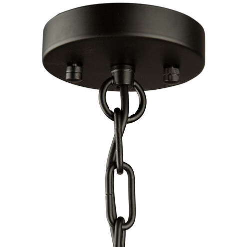 Coco LED 19.7 inch Gold and Black Chandelier Ceiling Light