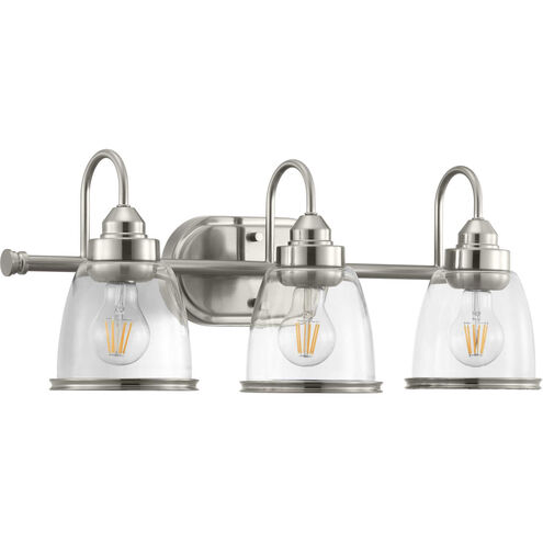 San Francisco Bay 3 Light 24 inch Brushed Nickel Bath Vanity Wall Light