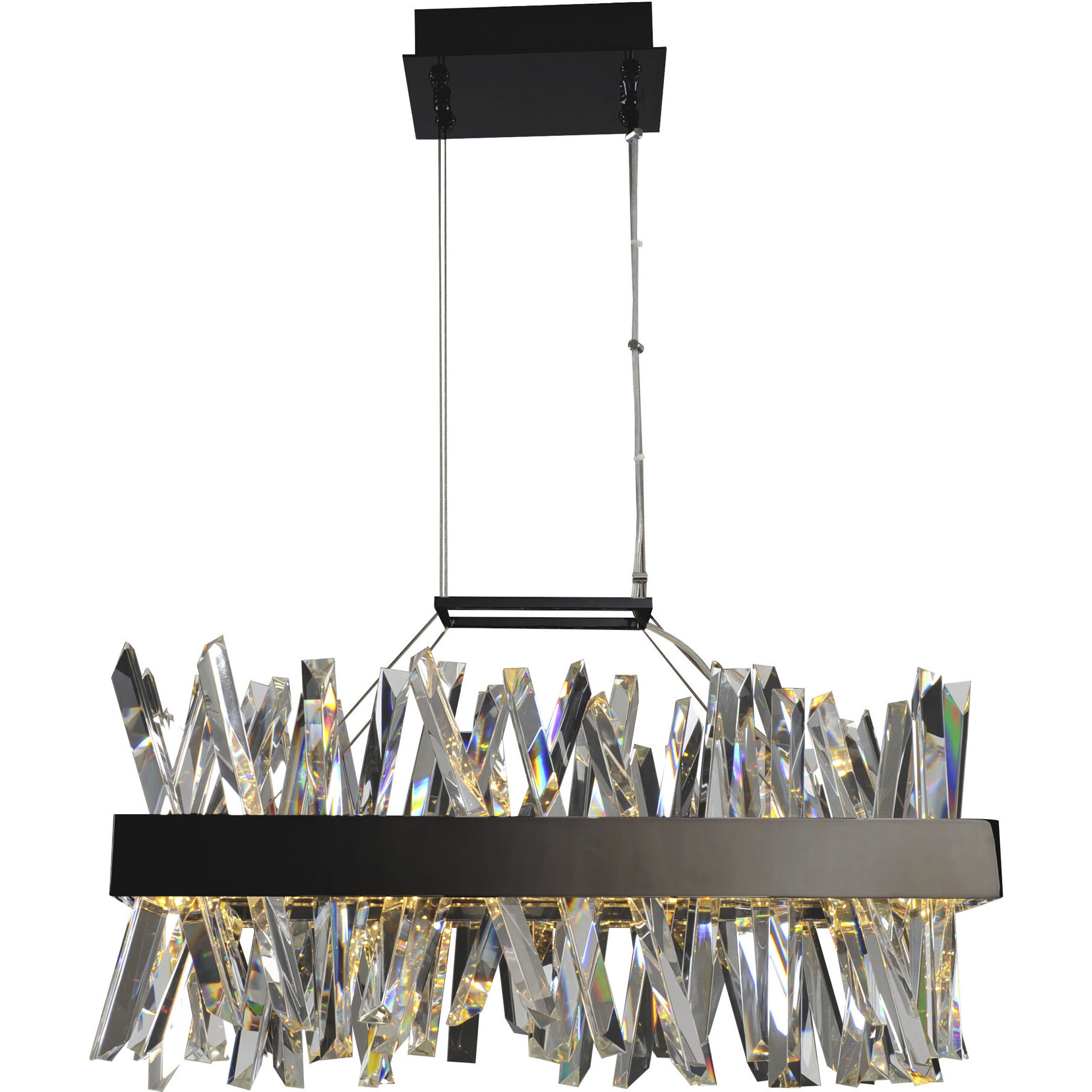 Glacier 26 inch Brushed Champagne Gold Island Light Ceiling Light