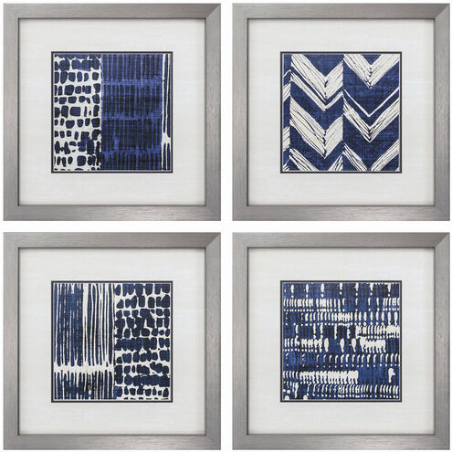 Abstract Blue Framed Art
