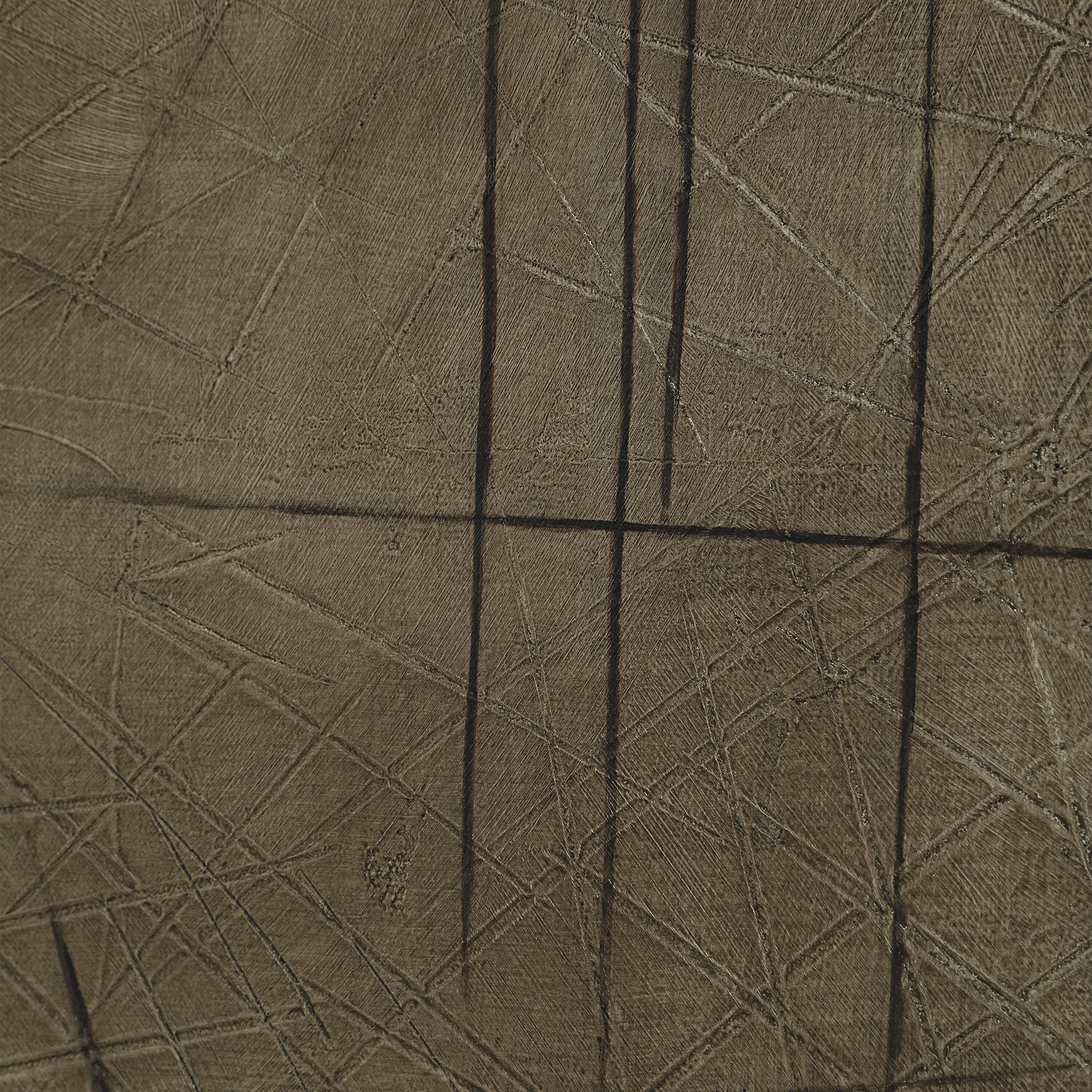 Alaric Multicolor and Black Oak Canvas Art