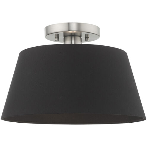 Belclaire 1 Light 13 inch Brushed Nickel Semi-Flush Mount Ceiling Light