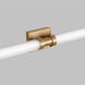 Kiel LED 4.75 inch Satin Brass Bath Vanity Wall Light