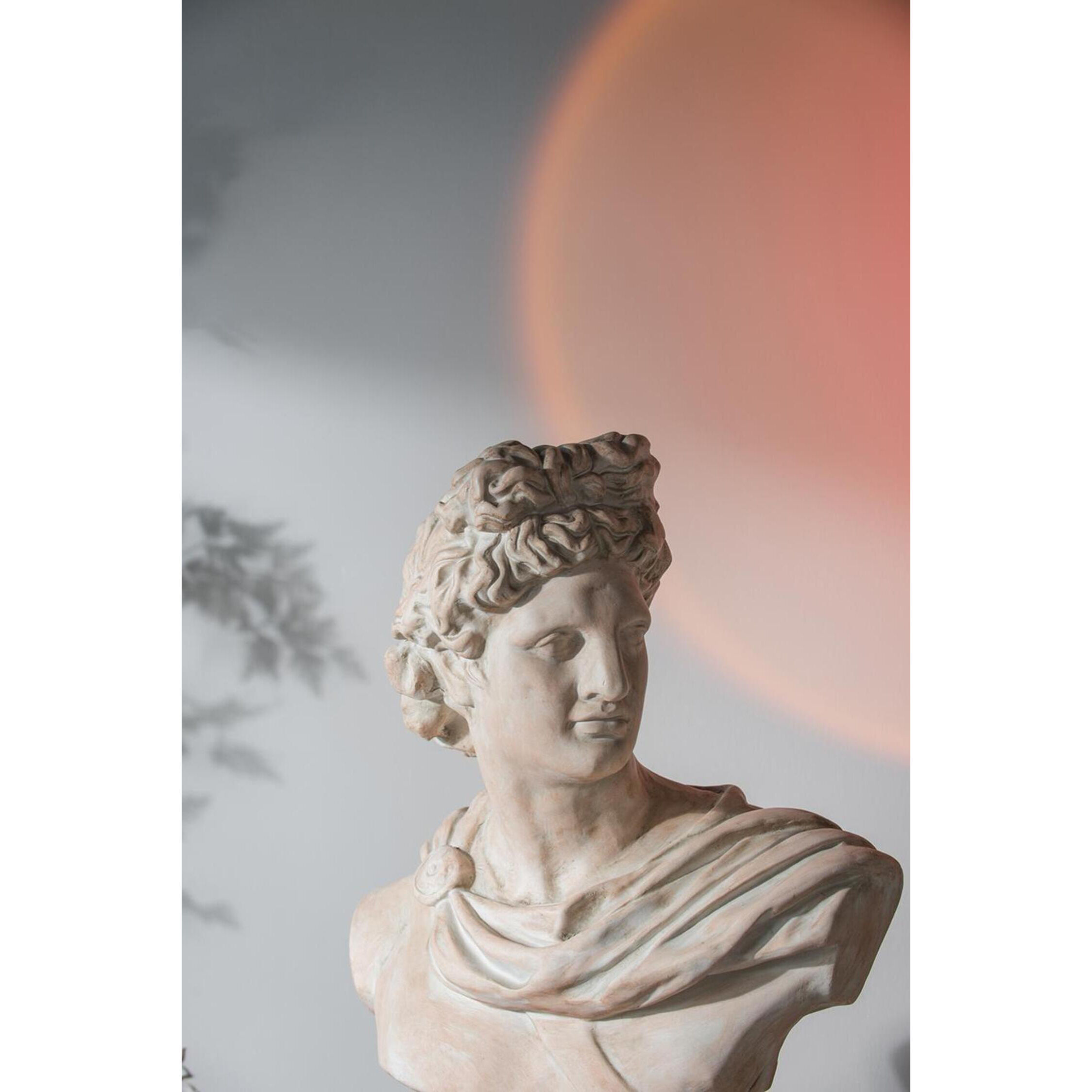 Placidia White Wash Statue