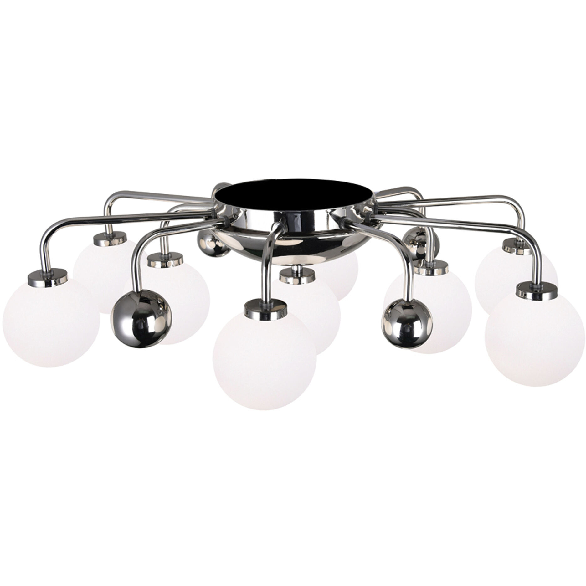 Element LED 16 inch Polished Nickel Flush Mount Ceiling Light