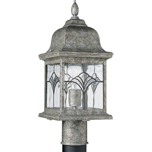 Tiffany 1 Light 18 inch Golden Baroque Outdoor Post Lantern