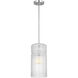 Drew & Jonathan Liouet 1 Light 7 inch Brushed Nickel Pendant Ceiling Light, Small