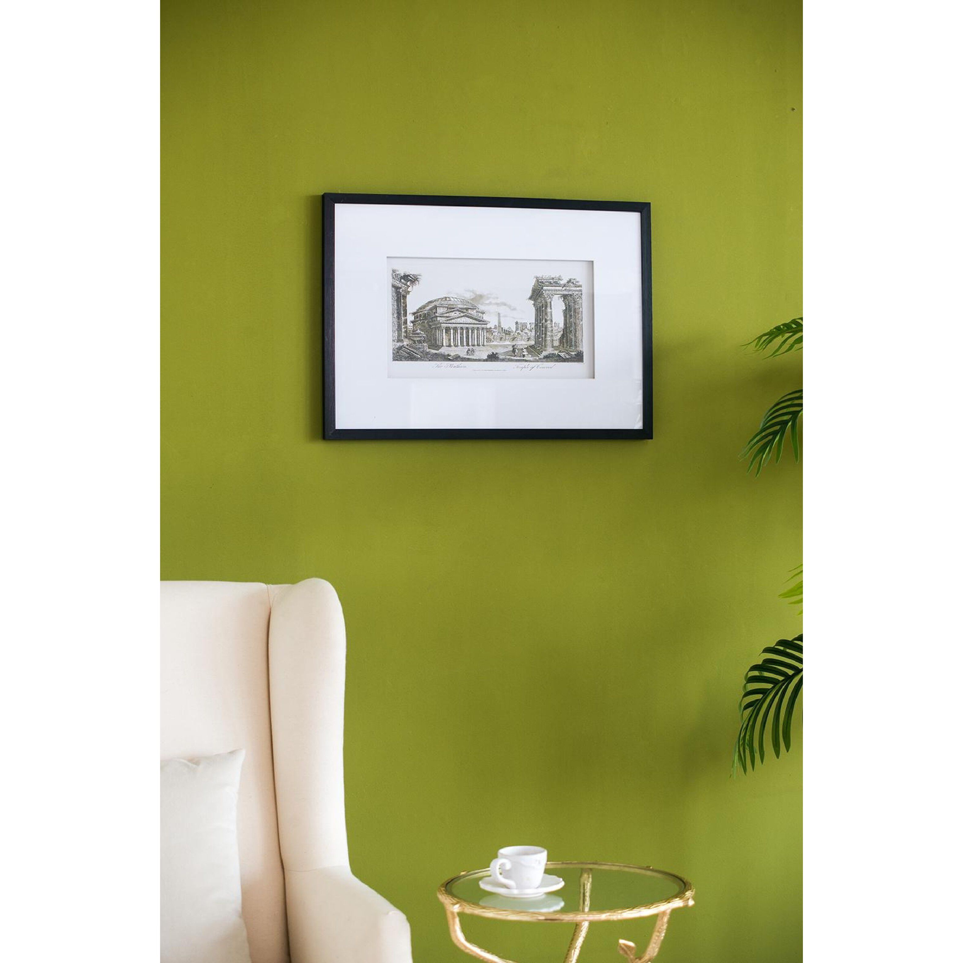 Smithsonian Black and Beige and Black Wall Art, The Pantheon Temple of Concord