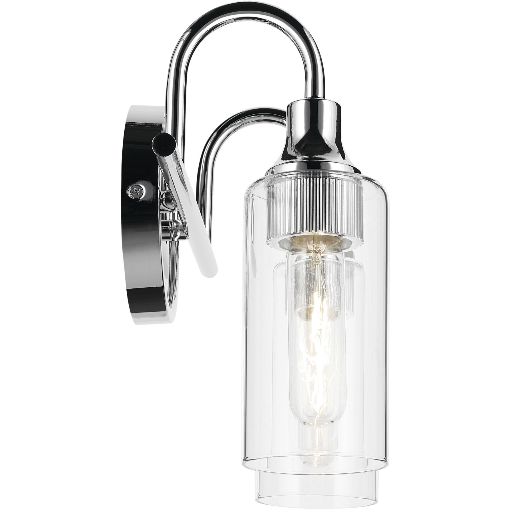 Kavi 2 Light 12.5 inch Chrome Vanity Light Wall Light