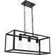 Resolute 3 Light 25 inch Black Pendant Ceiling Light