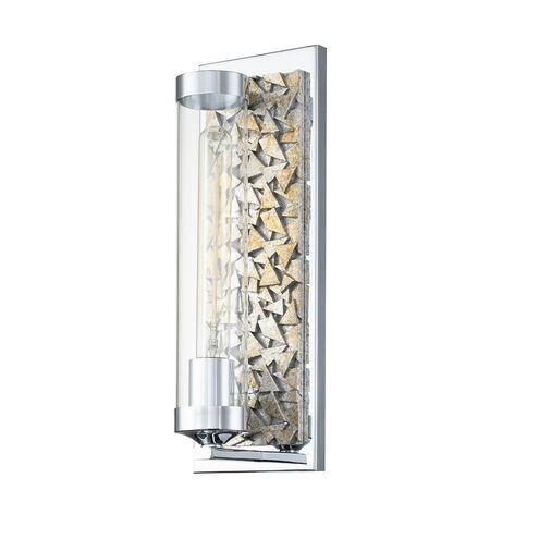 Elysian 1 Light Polished Chrome ADA Wall Sconce Wall Light