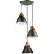 Tote LED 17 inch Black Pendant Ceiling Light
