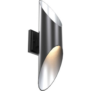 Beacon Hill LED 20 inch Graphite and Stainless Steel Outdoor Sconce
