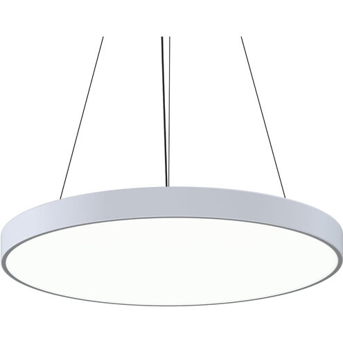 Pi LED 30 inch Satin White Pendant Ceiling Light