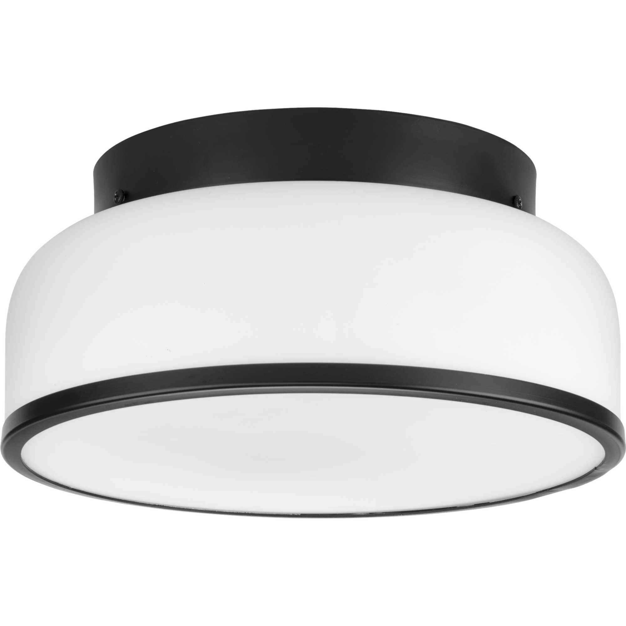 Parkhurst 2 Light 11.25 inch Matte Black Flush Mount Ceiling Light