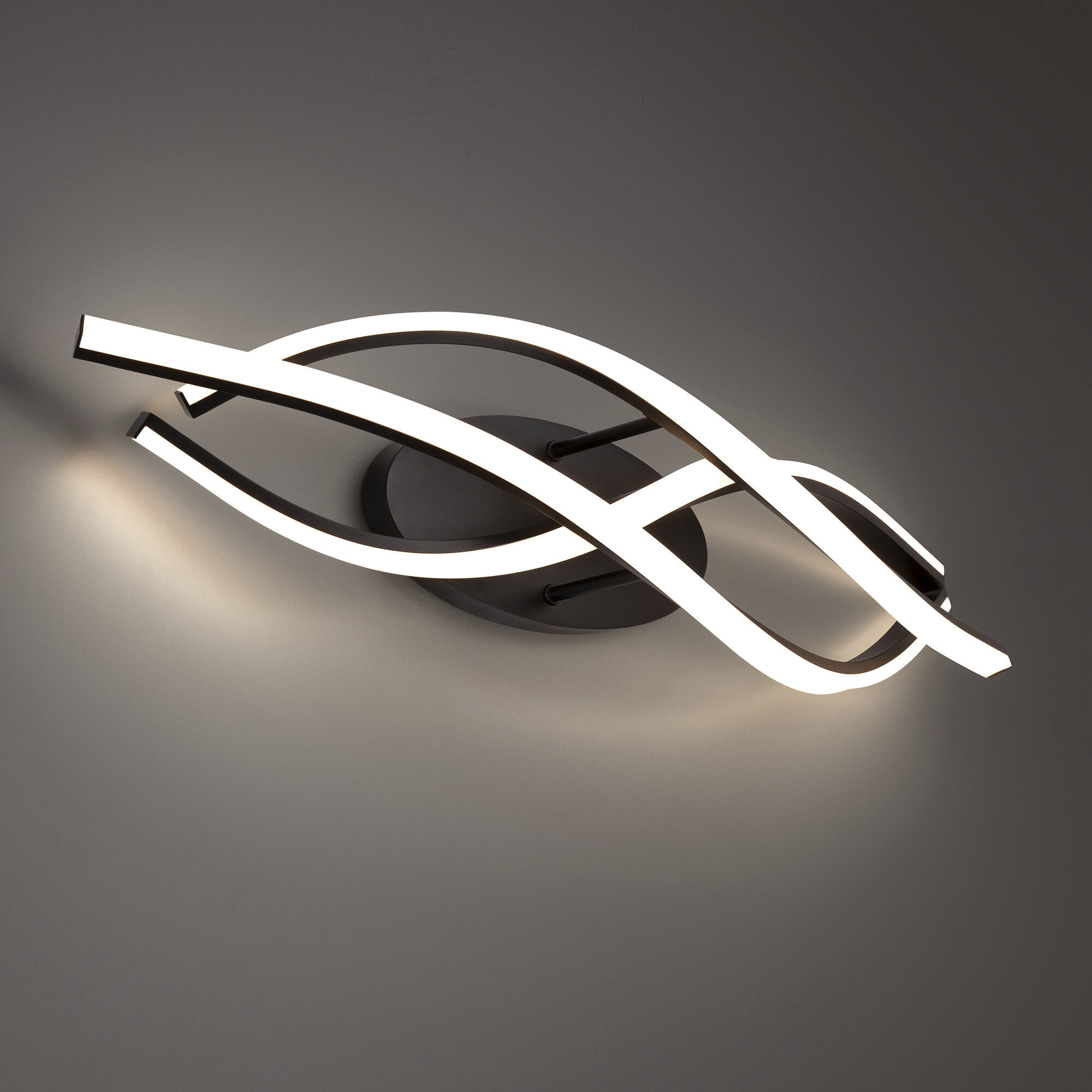 Lior 1 Light 37.88 inch Black Vanity Bath Light Wall Light