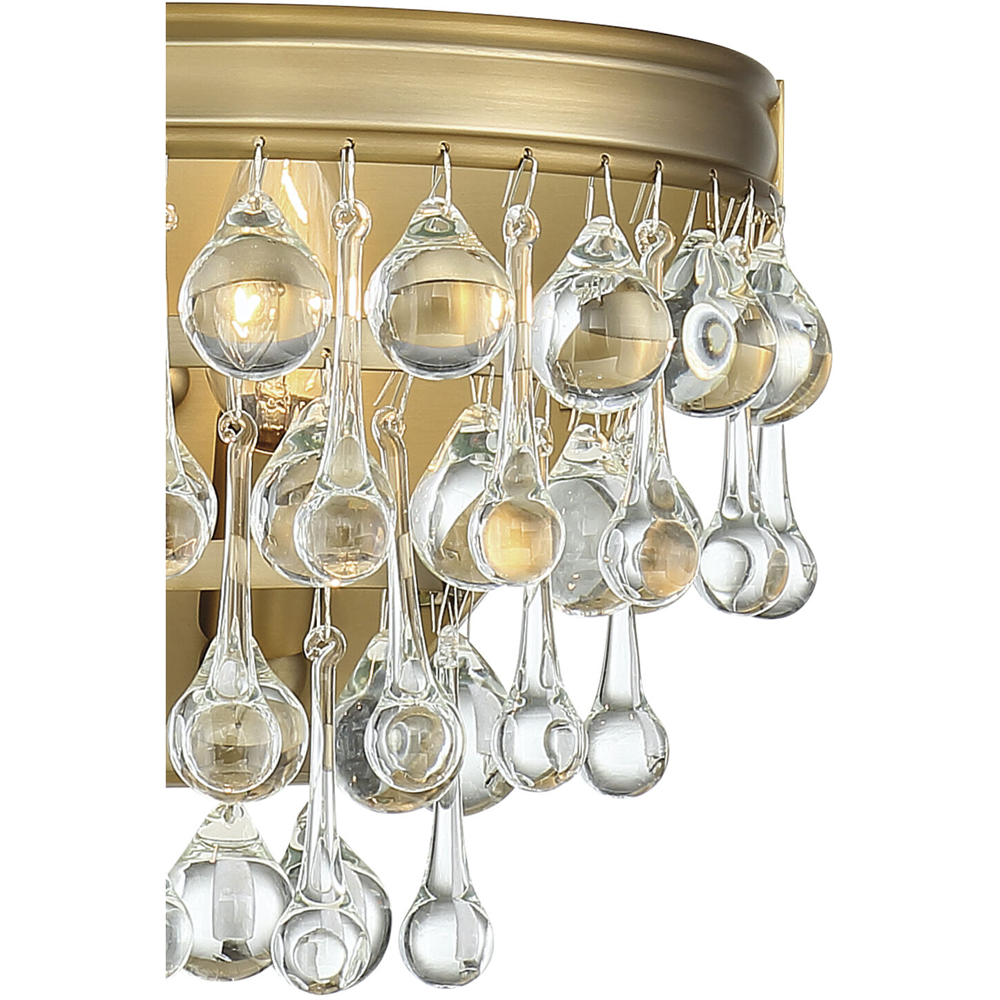 Calypso Bath Wall Light in Vibrant Gold