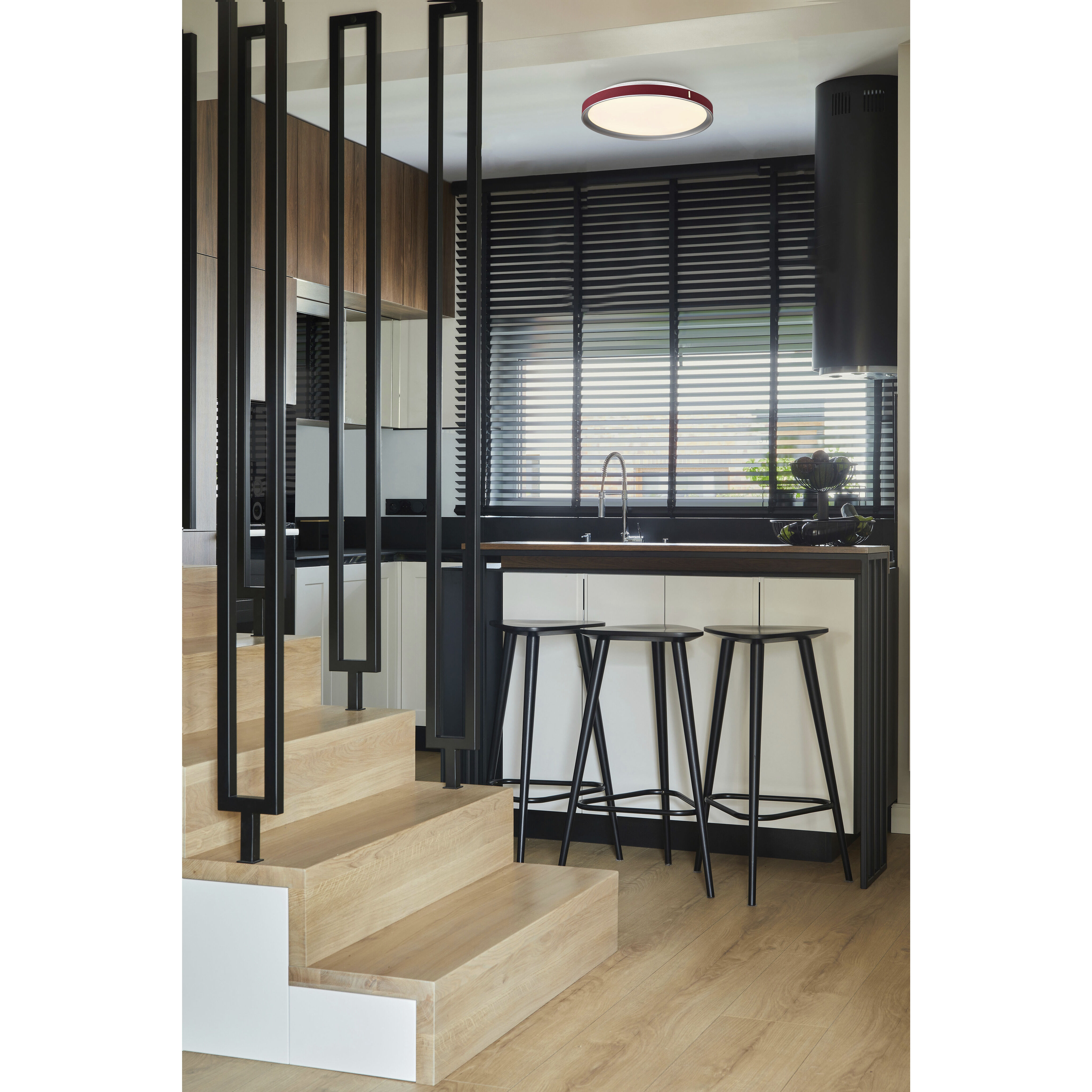 Bandon LED 19.5 inch Gray Flush Mount Ceiling Light