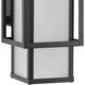 Unison 2 Light 18 inch Matte Black Outdoor Wall Lantern