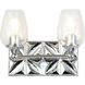 Epsilon 2 Light 14 inch PC Bath Light Wall Light in Polished Chrome