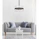 Serephina 10 Light 20 inch Black Pendant Ceiling Light