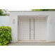 Raine 17 inch Silver Outdoor Wall Light