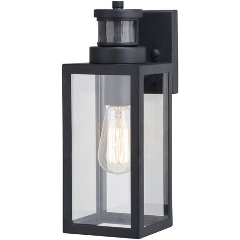 Lombard Textured Black Outdoor Motion Sensor