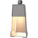 Revere 1 Light 19.1 inch Coastal Burnished Steel / Coastal Burnished Steel Outdoor Sconce, Small