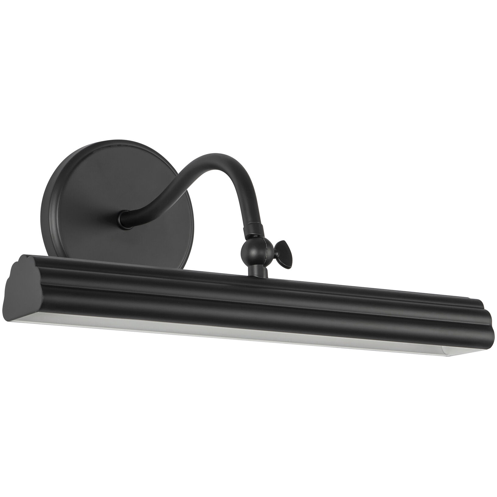 Alora Mood Dottie 13 watt 14 inch Matte Black Wall/Picture Light Wall Light