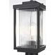 Ludlow 1 Light 16.5 inch Black Outdoor Post Light