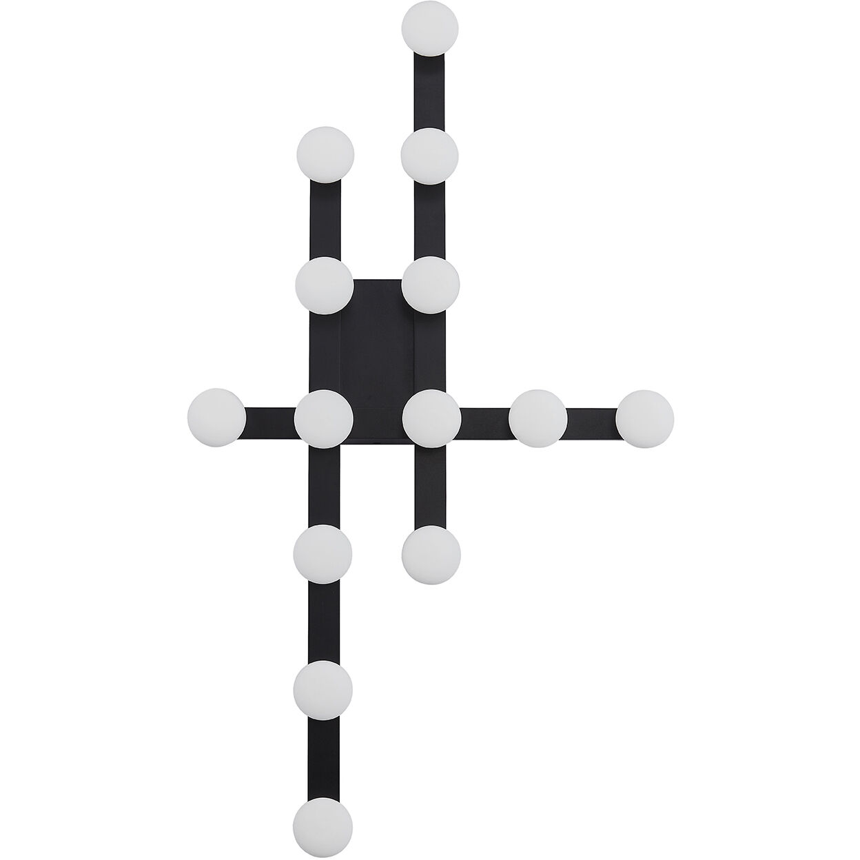 Rezz LED 17.75 inch Black Flush Mount Ceiling Light