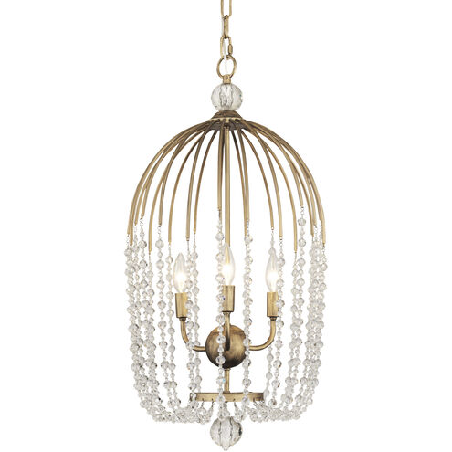 Voliere 3 Light 14.5 inch Havana Gold Pendant Ceiling Light