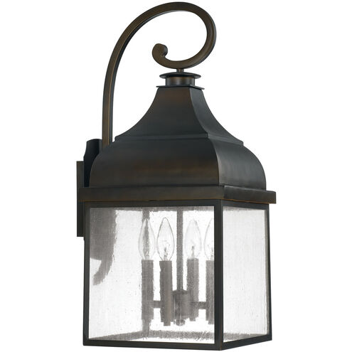 Westridge 4 Light 25 inch Old Bronze Outdoor Wall Lantern