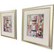 Pastel Nutcrackers Pink and Multi and Black and Turquoise Framed Art, Propac