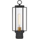 Avonlea 1 Light 17 inch Coal/Gold Outdoor Post, Great Outdoors