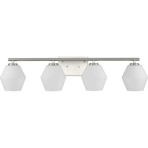 Copeland 4 Light 33 inch Brushed Nickel Vanity Light Wall Light