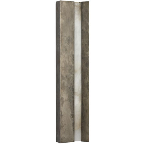 Anne-Marie Barton Austera Sconce Wall Light in Mottled Pewter