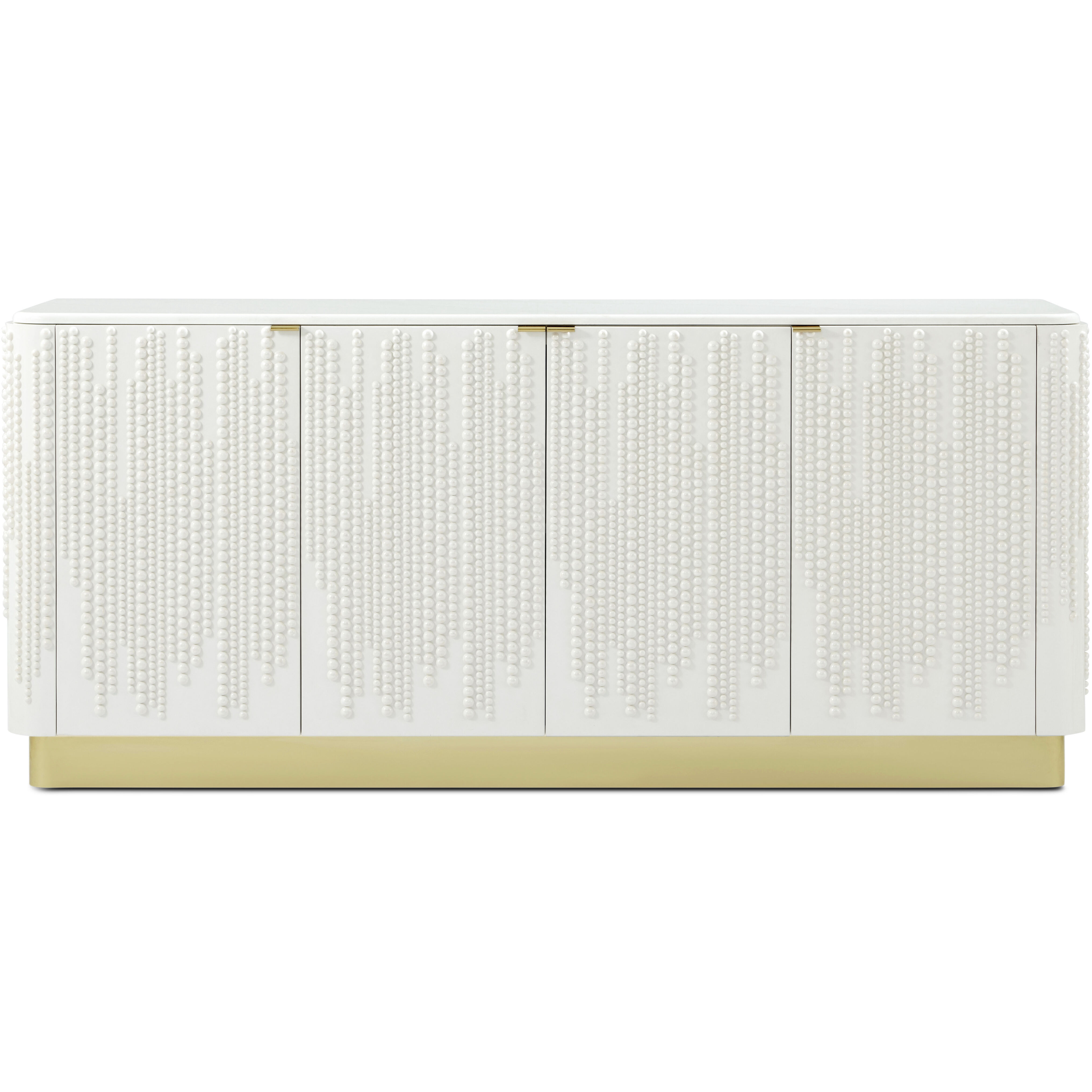 Judith Leiber Couture 77.5 X 20 inch Solstice Credenza, Wooden, 4-Door