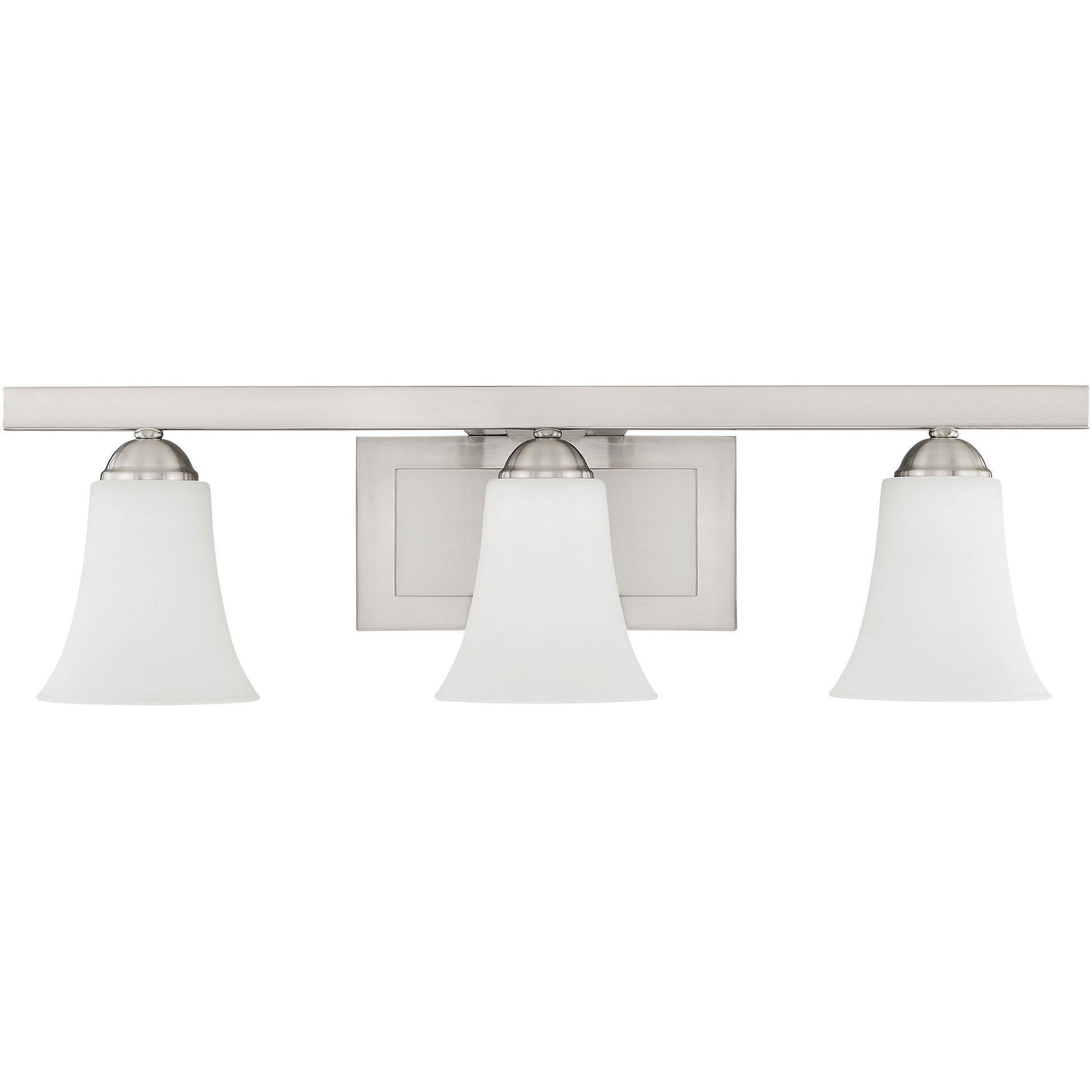 Ridgedale 3 Light 25 inch Brushed Nickel Bath Vanity Wall Light