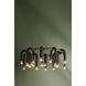 Whit 20 Light 29 inch Aged Brass/Black Chandelier Ceiling Light